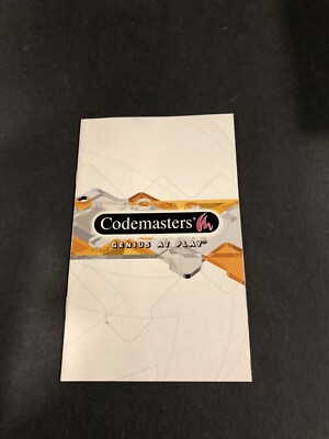 code masters PlayStation manual insert