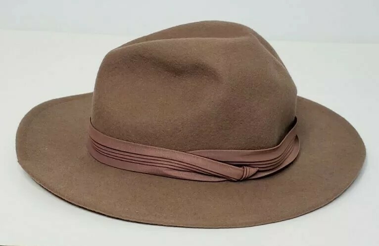 Vintage Lancaster 100% Wool Fedora Hat Women display picture 2