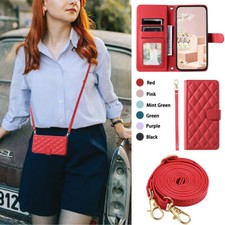 Flip Leather Card Wallet Case Cover W/ Lanyard For Google Pixel 10 Pro XL 9 8 7