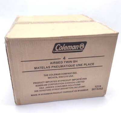 Coleman 2000029819 Quickbed Twin Air Matress Quick Airbed 076501139624 CASE OF 4