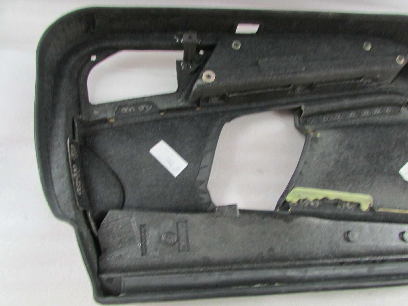 Lamborghini Gallardo, RH, Right Front Door Trim Panel, Black w/ Yellow Stitching