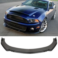 Carbon Front Bumper Lip Chin Spoiler Splitter For Ford Mustang Gt Shelby Gt500