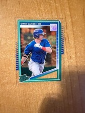 2025 Donruss Baseball - Owen Caissie - #186 Clearly Acetate Clear Parallel