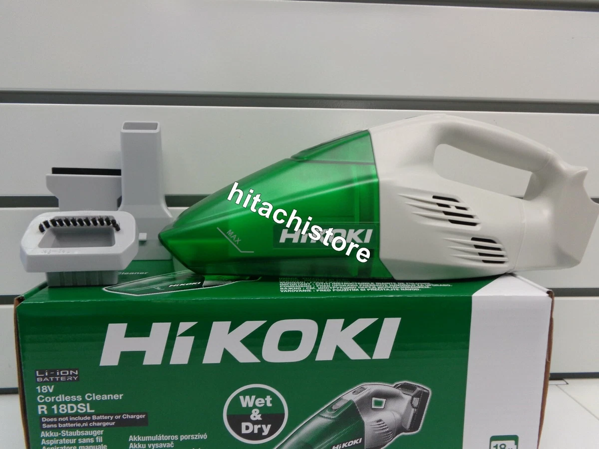ASPIRATORE R18DSL HIKOKI 18V SOLIDI LIQUIDI BASE SOLO CORPO