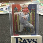 2021 Panini Prizm - Stained Glass Mike Trout #SG-1 Red White & Blue Prizm