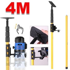 Telescoping Pole, Telescoping Laser Level Support Pole with Tripod and Mount