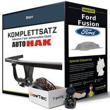 Anhängerkupplung starr für FORD Fusion +E-Satz NEU kpl.  inkl. EBA