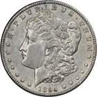 1894-S Morgan Silver Dollar Nice AU Details Decent Eye Appeal Nice Strike