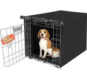 Double Door Dog Crate Cover Zipper Fabric COVER ONLY