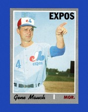 1970 Topps Set-Break #442 Gene Mauch NM-MT OR BETTER *GMCARDS*