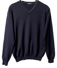 Herrenpullover BRAX 100% Wolle Dunkelblau m. ...