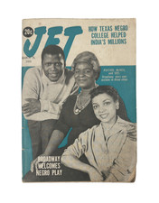 Jet Magazine March 26, 1959 Poitier, McNeil, and Dee Broadway Negro Play Cover Jet Magazine March 26, 1959 Poitier, McNeil, and Dee Broadway Negro Play Cover