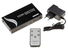 HDMI Switch Splitter - 2 Inputs To 4 Outputs - 1080P 30Hz Resolution