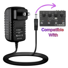 AC Adapter For TC Electronic Ditto X4 Looper Pedal Charger Power Supply Cord PSU