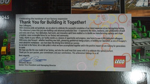 LEGO Factory 4000045 Nyiregyháza 2025 Exclusive Limited Edition Employee Gift - Picture 5 of 6