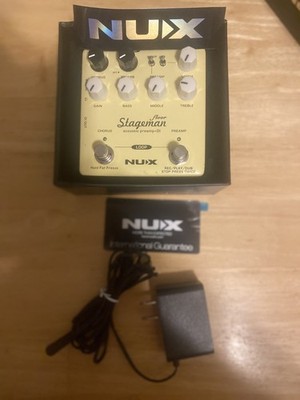 NuX NAP-5 Stageman Floor Acoustic Preamp Pedal with FX and Phrase Looper