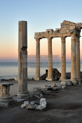 TEMPLE OF APOLLO RUINS SIDE ANTALYA TURKEY SUNRISE 4X6 PHOTO
