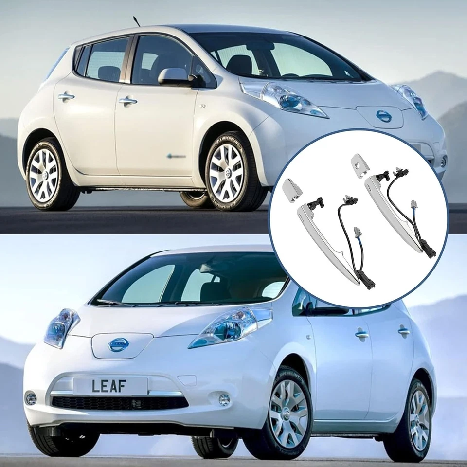 4PCS Front Left Side Driver Exterior Door Handle For 2013-2019 Nissan Sentra New - Image 2 of 4