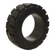 (SET OF 2) FORKLIFT TIRE 14X4.5X8 TRACTION PRESS ON | BLACK