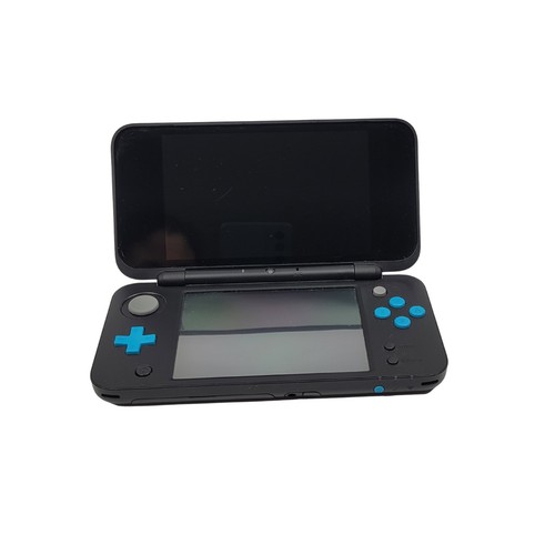 Nintendo 2DS XL LL Black & Turquoise w/ Charger & Stylus - Tested & Working - Picture 3 of 10
