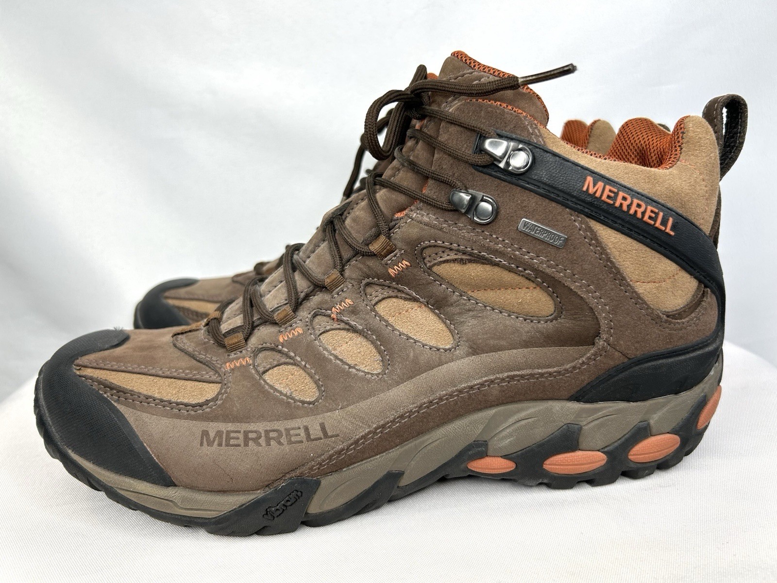 Merrell scarponi da trekking Refuge Core Mid impermeabili caffè in grani J50929 uomo taglia 12