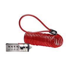 Kensington K64671AM Portable Combination Cable Lock - Red