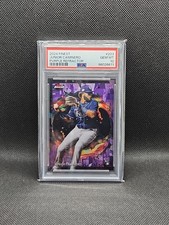 2024 Topps Finest - Rare Junior Caminero #203 Purple Refractor /125 (RC)