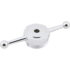 Model T Dog Bone Radiator Cap Chrome Drilled Model T Dog Bone Radiator Cap Chrome Drilled