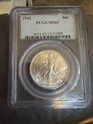 1942 walking liberty half dollar MS65