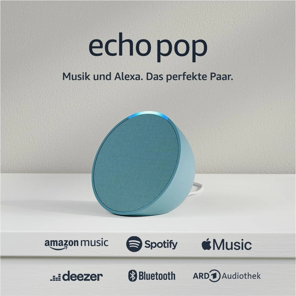 Amazon Echo Pop Smart Lautsprecher - Blaugrün