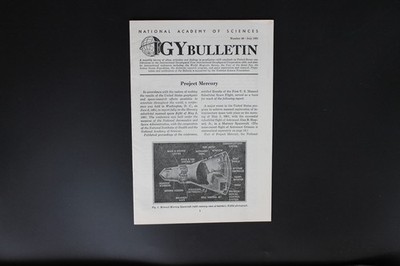National Academy of Sciences, IGY BULLETIN, No. 49, July 1961, Project Mercury