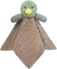 Baby Mallard Duck Soft Stuffed Animal Security Blanket, Plush Green Duck Char...