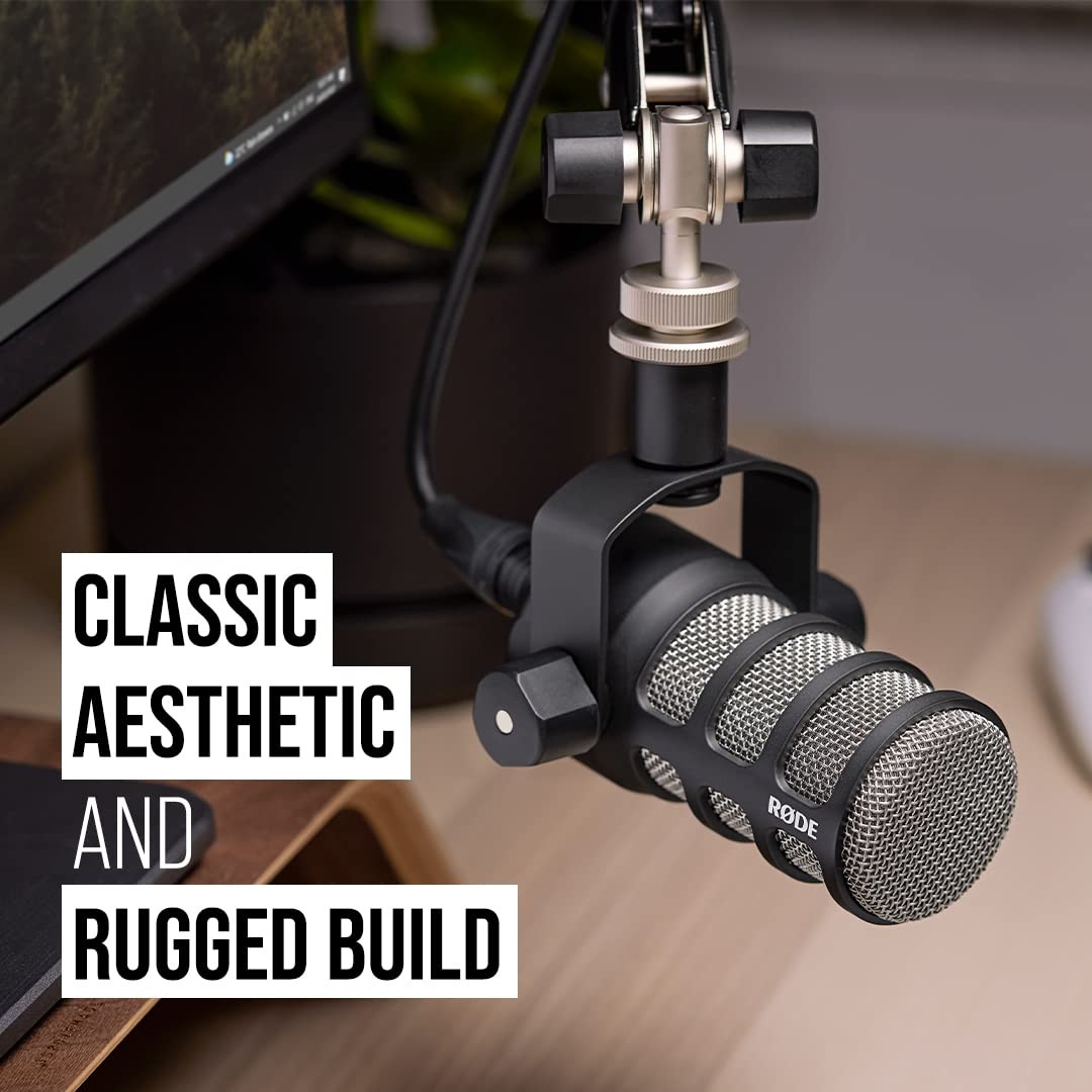 PodMic Micro dynamique finition acier brossé et support orientable robuste - 3