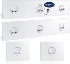 Shower Caddy Adhesive Replacement, 4 Pack Strong Transparent-4