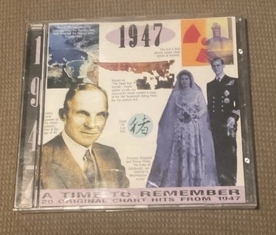 A Time To Remember 1947 CD 20 Original Chart Hits EMI 1940s Compilation