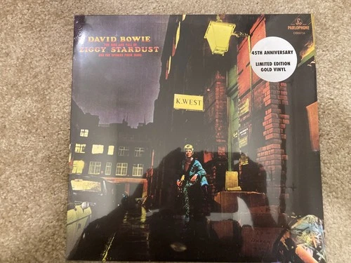 David Bowie - Ziggy Stardust 45th Anniversary Gold Vinyl Pressing New & Sealed!