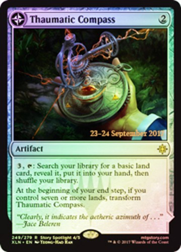 Pre-Release Promos Thaumatic Compass // Spires of Orazca - Foil - Prerelease Pro