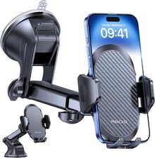 Miracase Soporte Movil Coche [2026 Ventosa Potente] Suporte Telemovel Carro en