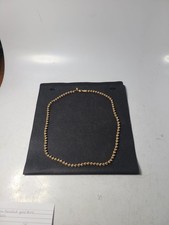 Vintage Signed Napier 23" Twisted Gold Tone Chain Necklace