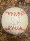 Nolan Ryan Sandy Koufax Bob Feller signed OAL baseball JSA letter