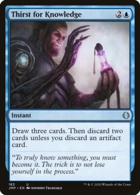 Magic the Gathering (mtg): JMP: Thirst for Knowledge  (x 4)