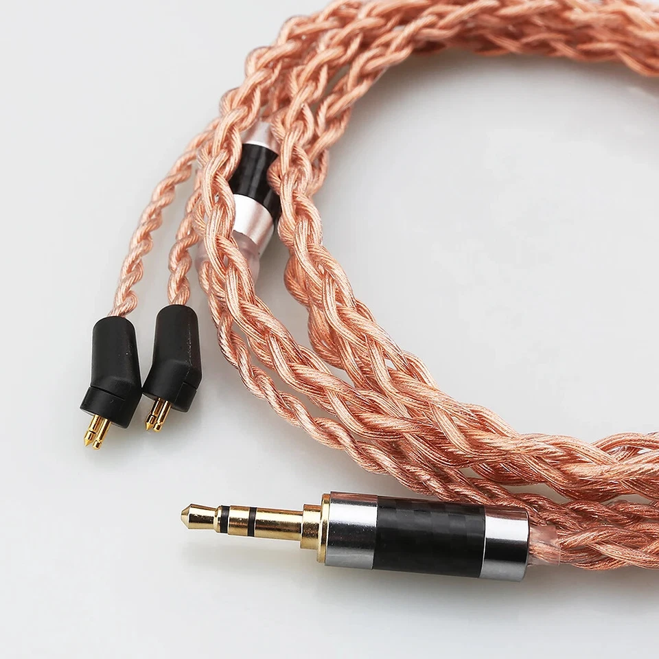 4 Core Litz Braided Earphone Cable 2pin for Etymotic ER4B ER4PT ER4S ER6I ER4 - Image 4 of 4