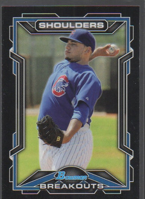 ROCK SHOULDERS 2013 BOWMAN DRAFT BREAKOUTS CARD #BSB-RS