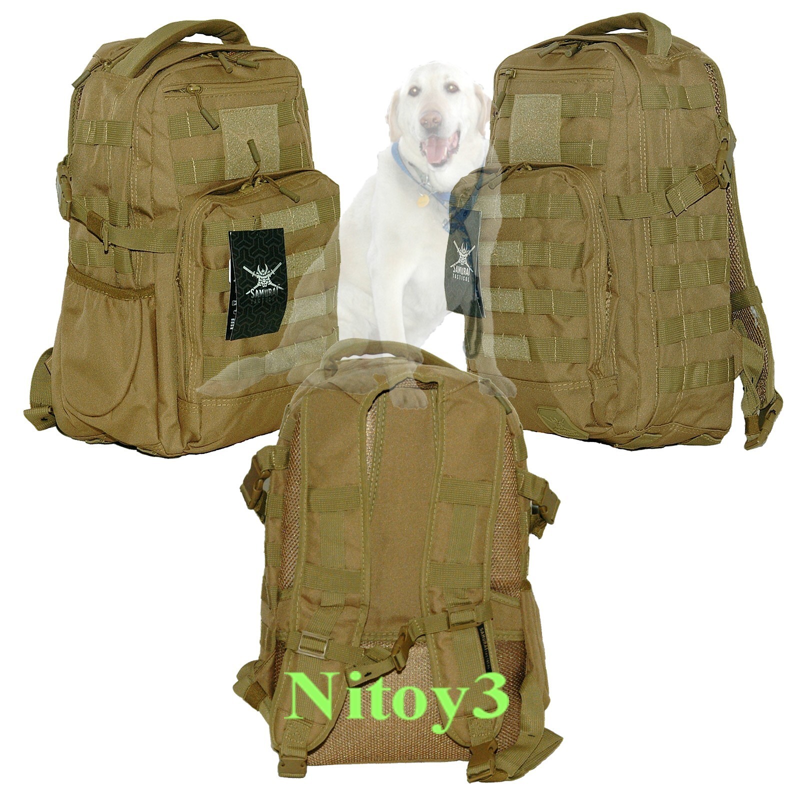 Купить SAMURAI TACTICAL Wakizashi Compatible Desert Clay (Рюкзаки