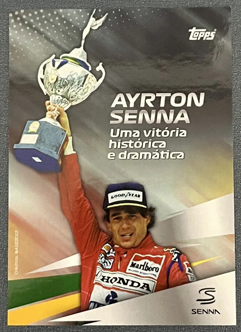 Topps Ayrton Senna 1/1 世界に1枚 one of one Topps Ayrton Senna 1/1 世界に1枚 one of one