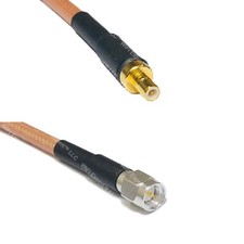 RG400 SMB MALE to SMA MALE RF Cable FAST-SHIP LOT
