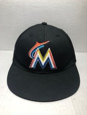 Florida Miami Marlins Youth Black Cap Hat Team MLB Strapback OC Sports
