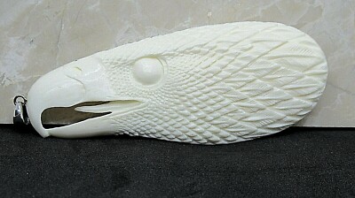 **68.0ct HANDCARVED GEM WATER BUFFALO EAGLE HEAD PENDANT**