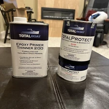 1 Quart Kit Bottle Total Protect Epoxy Barrier Coat System Spray White w/primer