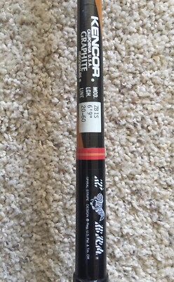 RARE** Kencor Zebra Twist ZB1S Spinning Fishing Rod 6'9” 20-60 lb